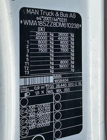 МАН ТГКС, объемом двигателя 0 л и пробегом 375 тыс. км за 65000 $, фото 35 на Automoto.ua