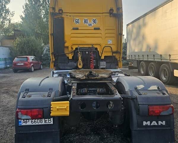 Желтый МАН ТГКС, объемом двигателя 10.52 л и пробегом 915 тыс. км за 16000 $, фото 3 на Automoto.ua