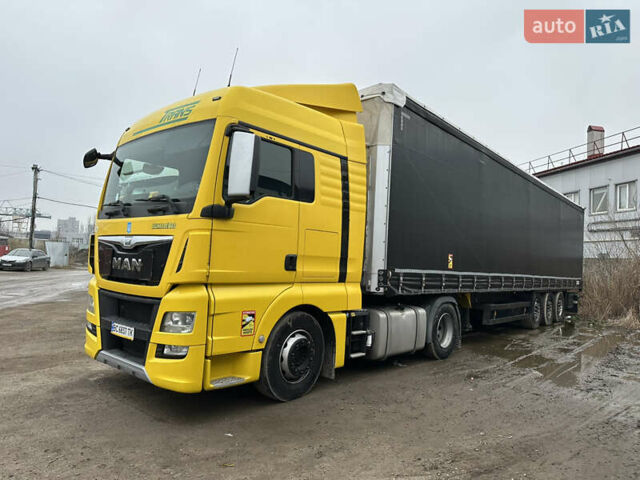 Жовтий МАН ТГКС, об'ємом двигуна 12.42 л та пробігом 855 тис. км за 23700 $, фото 3 на Automoto.ua