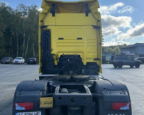 Желтый МАН ТГКС, объемом двигателя 12.42 л и пробегом 683 тыс. км за 21000 $, фото 4 на Automoto.ua