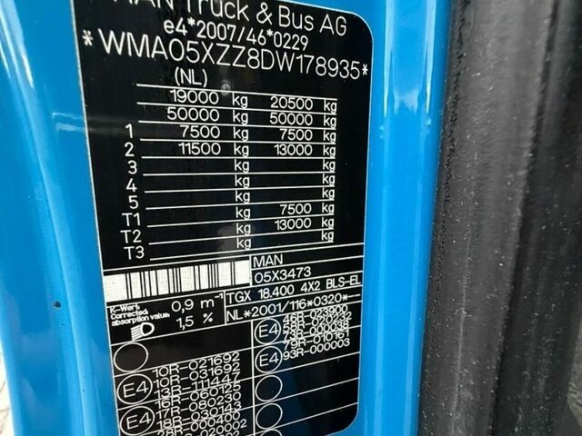 Синий МАН ТГКС, объемом двигателя 10.52 л и пробегом 270 тыс. км за 22000 $, фото 31 на Automoto.ua