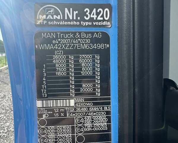 Синій МАН ТГКС, об'ємом двигуна 0 л та пробігом 648 тис. км за 41552 $, фото 43 на Automoto.ua