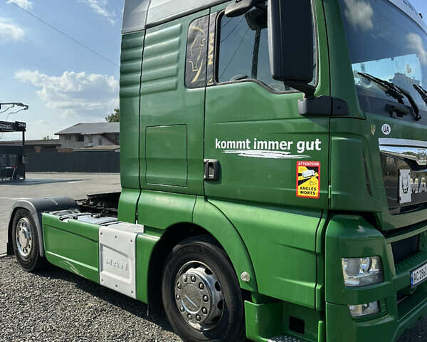 Зеленый МАН ТГКС, объемом двигателя 12.42 л и пробегом 905 тыс. км за 15000 $, фото 5 на Automoto.ua