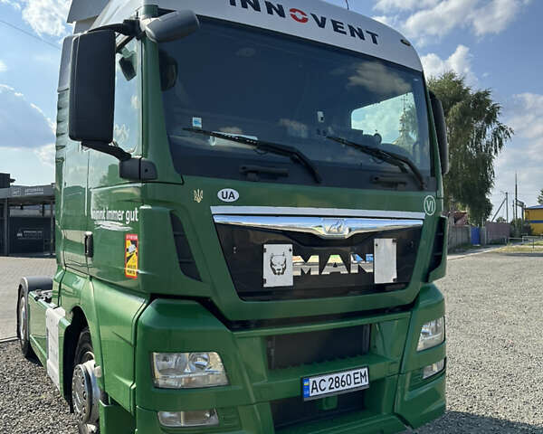 Зеленый МАН ТГКС, объемом двигателя 12.42 л и пробегом 905 тыс. км за 15000 $, фото 1 на Automoto.ua