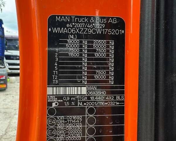Оранжевый МАН ТГКС, объемом двигателя 10.52 л и пробегом 970 тыс. км за 17800 $, фото 25 на Automoto.ua
