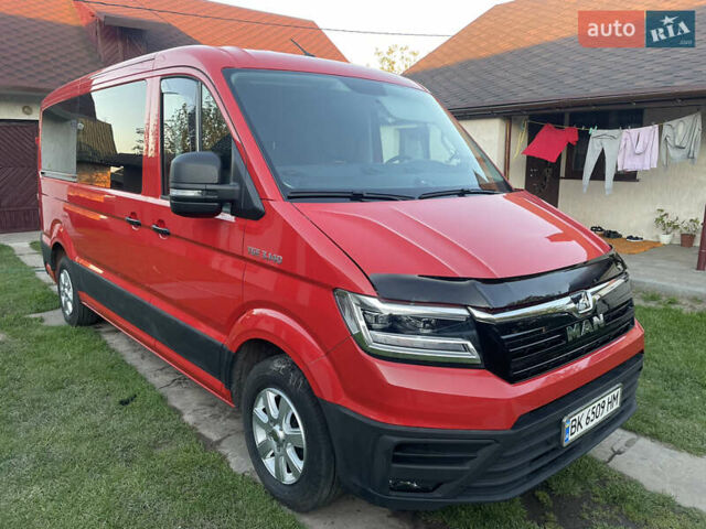 Красный МАН TGE, объемом двигателя 2 л и пробегом 140 тыс. км за 33700 $, фото 1 на Automoto.ua