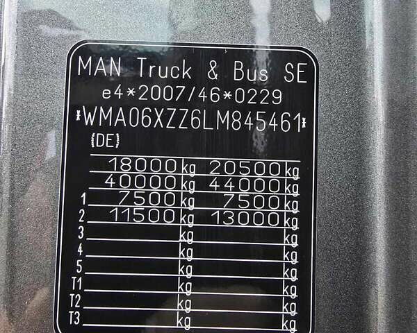 Серый МАН TGX 18.510, объемом двигателя 12.4 л и пробегом 645 тыс. км за 39623 $, фото 38 на Automoto.ua
