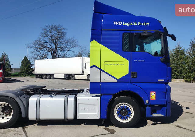 Синий МАН TGX 18.560, объемом двигателя 15.26 л и пробегом 480 тыс. км за 25000 $, фото 2 на Automoto.ua