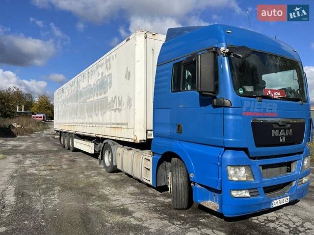 МАН TGX 18.400 2009 в Бердичеве на Automoto.ua Синий МАН TGX 18.400, объемом двигателя 10.52 л и пробегом 1 тыс. км за 17500 $, фото 5 на Automoto.ua