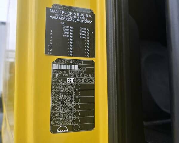 Желтый МАН TGX 18.460, объемом двигателя 0 л и пробегом 504 тыс. км за 25393 $, фото 16 на Automoto.ua