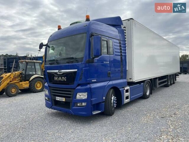 Синий МАН TGX 18.460, объемом двигателя 12.8 л и пробегом 617 тыс. км за 28850 $, фото 2 на Automoto.ua