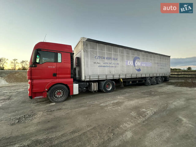 МАН TGX 18.480 2012 в Залещиках на Automoto.ua Красный МАН TGX 18.480, объемом двигателя 0 л и пробегом 730 тыс. км за 41000 $, фото 1 на Automoto.ua