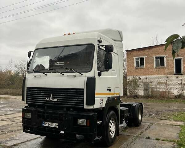 Белый МАЗ 544008, объемом двигателя 14.87 л и пробегом 380 тыс. км за 6000 $, фото 1 на Automoto.ua