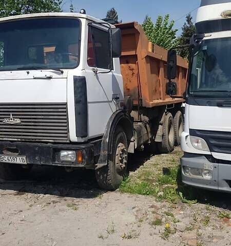 Белый МАЗ 5516, объемом двигателя 14.9 л и пробегом 230 тыс. км за 16800 $, фото 2 на Automoto.ua