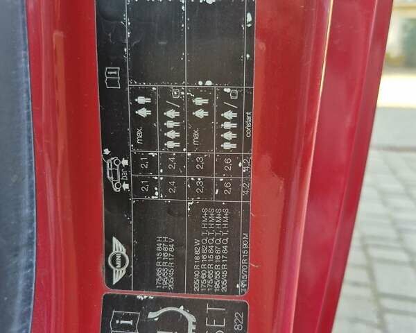 Красный Мини Купер, объемом двигателя 1.6 л и пробегом 167 тыс. км за 5600 $, фото 12 на Automoto.ua