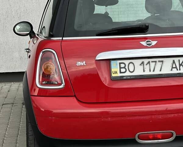 Червоний Міні Cooper, об'ємом двигуна 1.6 л та пробігом 177 тис. км за 7500 $, фото 15 на Automoto.ua