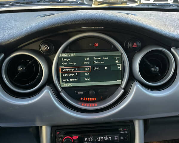 Сірий Міні Cooper, об'ємом двигуна 1.6 л та пробігом 253 тис. км за 6600 $, фото 17 на Automoto.ua
