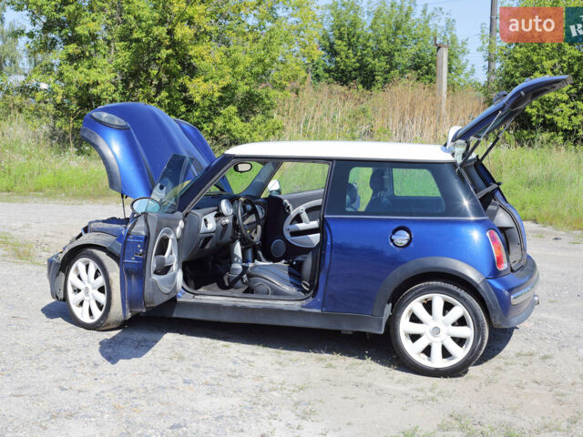 Синій Міні Cooper, об'ємом двигуна 1.6 л та пробігом 360 тис. км за 3777 $, фото 11 на Automoto.ua