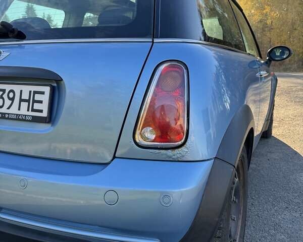 Синий Мини Купер, объемом двигателя 1.6 л и пробегом 204 тыс. км за 5500 $, фото 9 на Automoto.ua