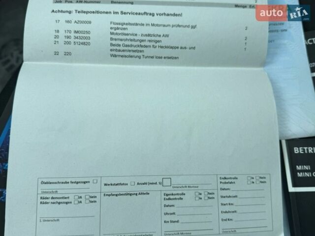 Синій Міні Cooper, об'ємом двигуна 1.6 л та пробігом 163 тис. км за 7490 $, фото 22 на Automoto.ua