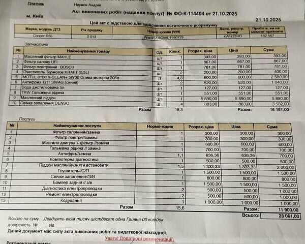 Міні Cooper 2013 у Вишневом на Automoto.ua Зелений Міні Cooper, об'ємом двигуна 1.6 л та пробігом 163 тис. км за 8000 $, фото 16 на Automoto.ua