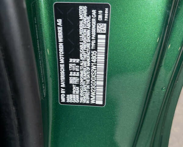 Мини Купер 2024 в Киеве на Automoto.ua Зеленый Мини Купер, объемом двигателя 2 л и пробегом 16 тыс. км за 35900 $, фото 13 на Automoto.ua