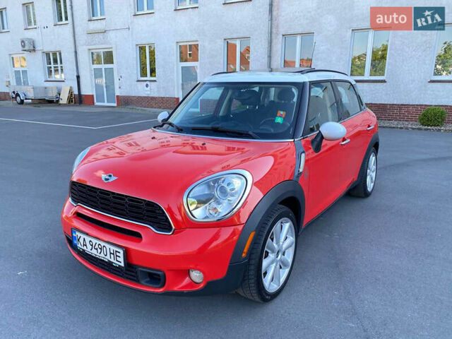 Красный Мини Кантримен, объемом двигателя 1.6 л и пробегом 222 тыс. км за 8500 $, фото 1 на Automoto.ua