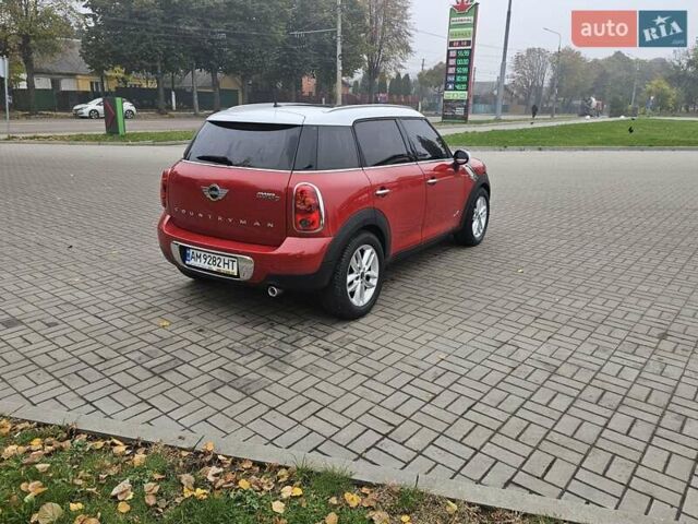 Мини Кантримен 2014 в Житомире на Automoto.ua Красный Мини Кантримен, объемом двигателя 2 л и пробегом 129 тыс. км за 13300 $, фото 9 на Automoto.ua