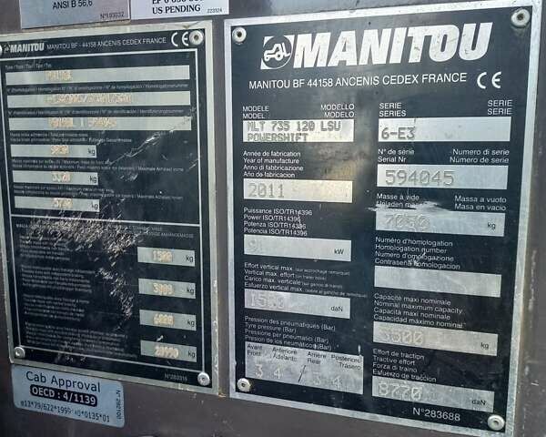 Красный Маниту MLT 735-120 LSU, объемом двигателя 0 л и пробегом 1 тыс. км за 46500 $, фото 10 на Automoto.ua
