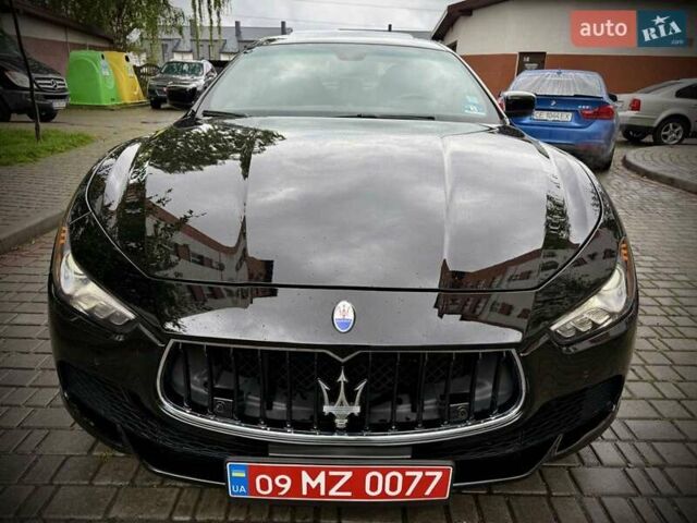 Черный Мазерати Гибли, объемом двигателя 2.98 л и пробегом 91 тыс. км за 24950 $, фото 2 на Automoto.ua