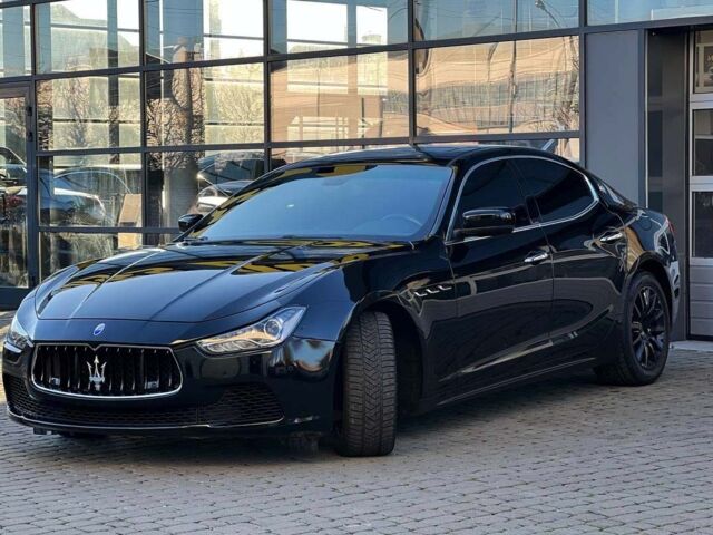 Чорний Мазераті Ghibli, об'ємом двигуна 3 л та пробігом 64 тис. км за 28500 $, фото 2 на Automoto.ua