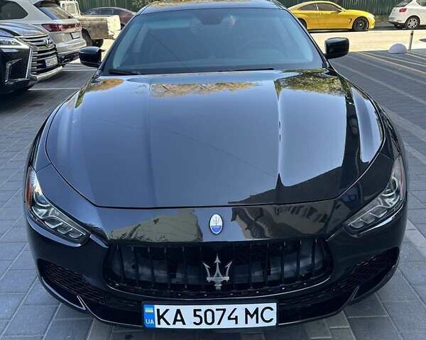 Чорний Мазераті Ghibli, об'ємом двигуна 2.98 л та пробігом 59 тис. км за 25500 $, фото 1 на Automoto.ua