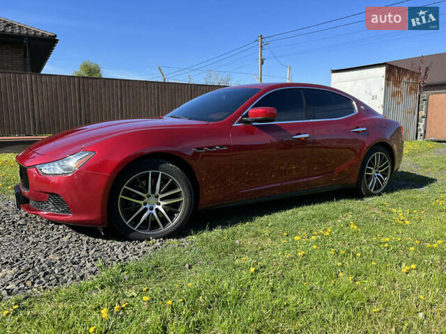 Красный Мазерати Гибли, объемом двигателя 2.98 л и пробегом 70 тыс. км за 17900 $, фото 4 на Automoto.ua