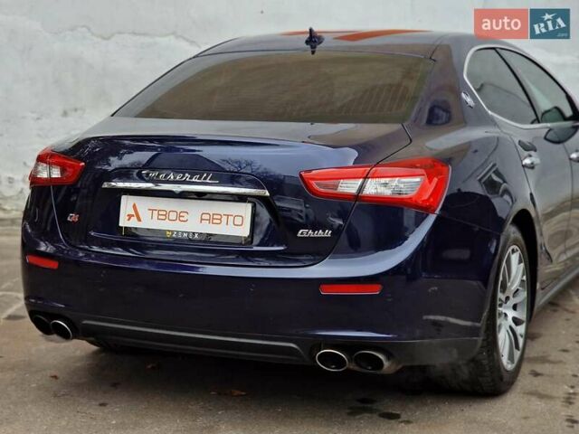 Мазерати Гибли 2014 в Одессе на Automoto.ua Синий Мазерати Гибли, объемом двигателя 2.98 л и пробегом 163 тыс. км за 18490 $, фото 33 на Automoto.ua