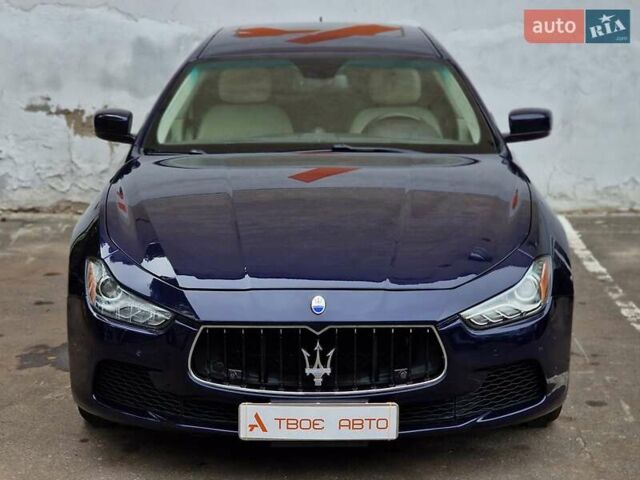 Мазерати Гибли 2014 в Одессе на Automoto.ua Синий Мазерати Гибли, объемом двигателя 2.98 л и пробегом 163 тыс. км за 18490 $, фото 3 на Automoto.ua