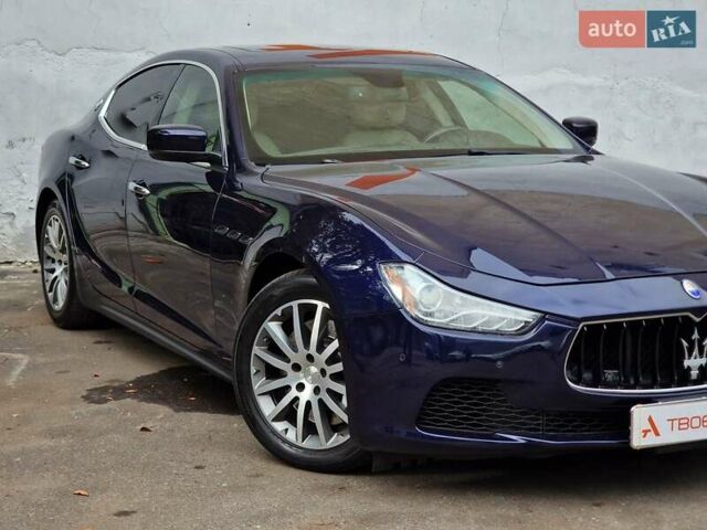 Мазерати Гибли 2014 в Одессе на Automoto.ua Синий Мазерати Гибли, объемом двигателя 2.98 л и пробегом 163 тыс. км за 18490 $, фото 16 на Automoto.ua