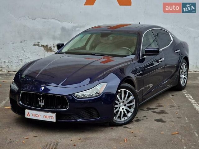 Мазерати Гибли 2014 в Одессе на Automoto.ua Синий Мазерати Гибли, объемом двигателя 2.98 л и пробегом 163 тыс. км за 18490 $, фото 9 на Automoto.ua