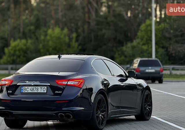 Синій Мазераті Ghibli, об'ємом двигуна 2.98 л та пробігом 145 тис. км за 15999 $, фото 6 на Automoto.ua