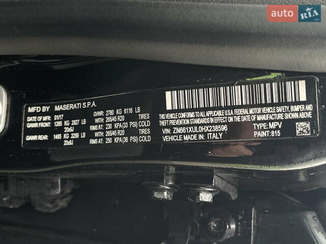 Черный Мазерати Леванте, объемом двигателя 3 л и пробегом 98 тыс. км за 32900 $, фото 21 на Automoto.ua