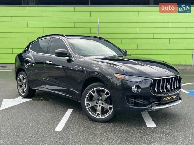 Черный Мазерати Леванте, объемом двигателя 3 л и пробегом 98 тыс. км за 32900 $, фото 1 на Automoto.ua