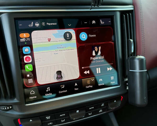 Черный Мазерати Леванте, объемом двигателя 2.98 л и пробегом 45 тыс. км за 65000 $, фото 44 на Automoto.ua