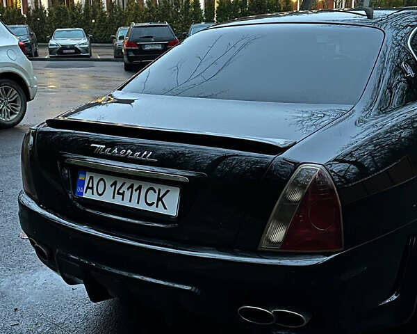 Черный Мазерати Кватропорте, объемом двигателя 4.24 л и пробегом 88 тыс. км за 13300 $, фото 8 на Automoto.ua