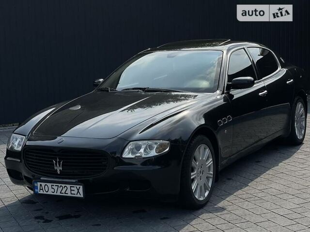 Чорний Мазераті Quattroporte, об'ємом двигуна 4.2 л та пробігом 118 тис. км за 14999 $, фото 17 на Automoto.ua