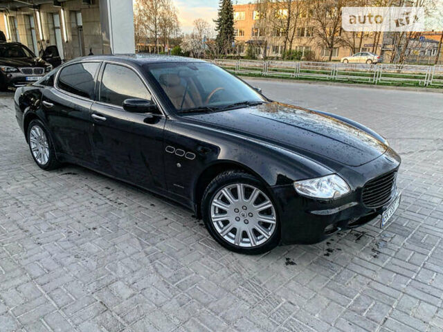 Чорний Мазераті Quattroporte, об'ємом двигуна 4.2 л та пробігом 52 тис. км за 17777 $, фото 19 на Automoto.ua