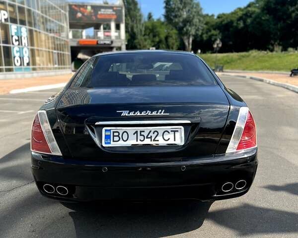 Чорний Мазераті Quattroporte, об'ємом двигуна 4.2 л та пробігом 90 тис. км за 18000 $, фото 3 на Automoto.ua