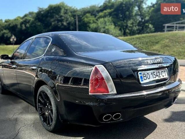 Черный Мазерати Кватропорте, объемом двигателя 4.2 л и пробегом 90 тыс. км за 21000 $, фото 4 на Automoto.ua