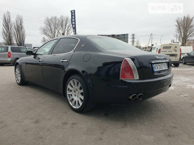 Чорний Мазераті Quattroporte, об'ємом двигуна 4.24 л та пробігом 62 тис. км за 11999 $, фото 3 на Automoto.ua