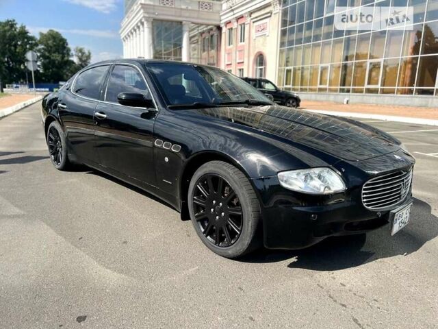 Чорний Мазераті Quattroporte, об'ємом двигуна 4.2 л та пробігом 90 тис. км за 18000 $, фото 2 на Automoto.ua