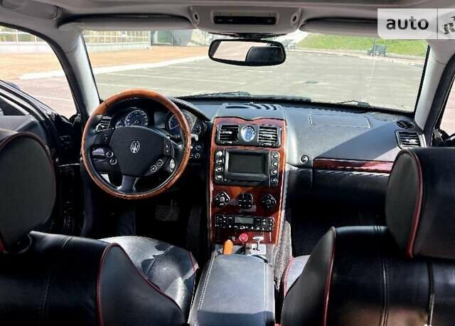 Чорний Мазераті Quattroporte, об'ємом двигуна 4.2 л та пробігом 90 тис. км за 18000 $, фото 15 на Automoto.ua