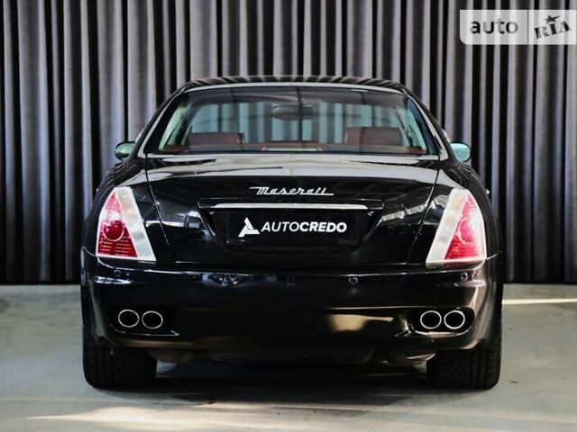 Чорний Мазераті Quattroporte, об'ємом двигуна 4.2 л та пробігом 84 тис. км за 11900 $, фото 5 на Automoto.ua
